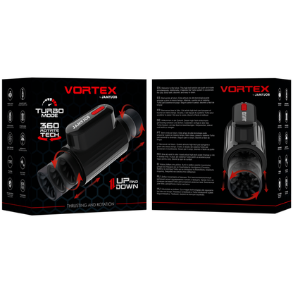 JAMYJOB - VORTEX TURBO MASTURBATOR WITH 360 UP AND DOWN THRUST AND ROTATION