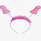 SPICY DEVIL - 6 PCS PINK GLITTER WHISTLE ANTENNAS