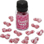 SPICY DEVIL - SEXY CANDY JAR OF 12 STRAWBERRY-CHERRY FLAVOR GUMMIES