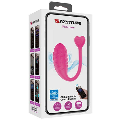 PRETTY LOVE - FISHERMAN PINK VIBRATING EGG CONTROLLED BY APP