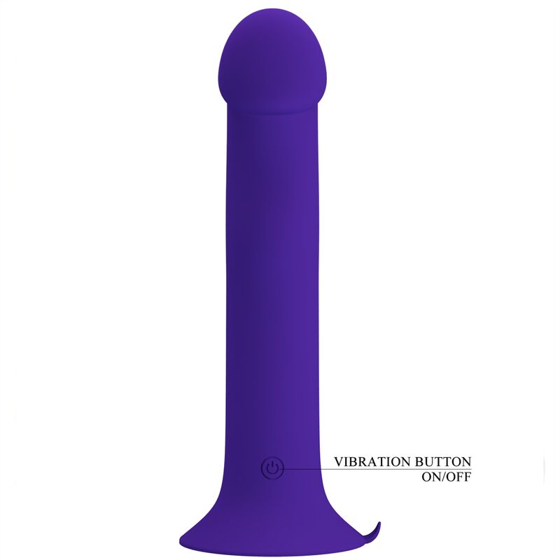 PRETTY LOVE - MURRAY YOUTH VIBRATING DILDO &amp; RECHARGEABLE VIOLET