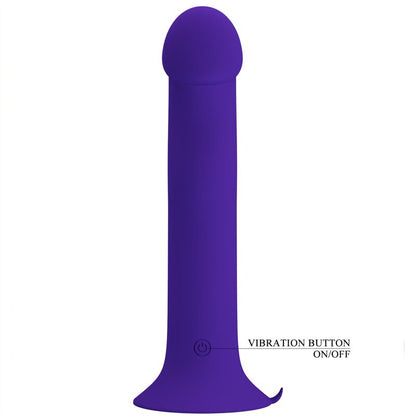 PRETTY LOVE - MURRAY YOUTH VIBRATING DILDO &amp; RECHARGEABLE VIOLET