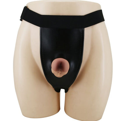 PRETTY LOVE - HARNESS BRIEFS WITH DIDLO INCLUDED