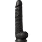 SILEXD - MODEL 1 REALISTIC PENIS PREMIUM SILICONE SILEXPAN BLACK 38 CM