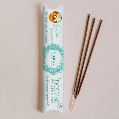 AMOREANE - GOLDEN TREASURE INCENSE WITH PHEROMONES JASMINE SCENT