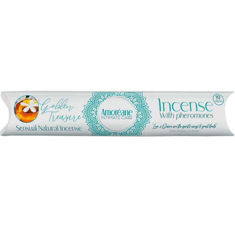 AMOREANE - GOLDEN TREASURE INCENSE WITH PHEROMONES JASMINE SCENT