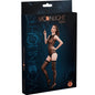 MOONLIGHT - MODEL 15 BLACK BODY &amp; STOCKINGS ONE SIZE
