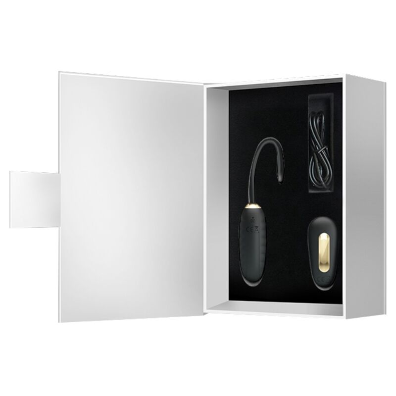PRETTY LOVE - DOREEN LUXURY VIBRATING EGG RECHARGEABLE BLACK REMOTE CONTROL