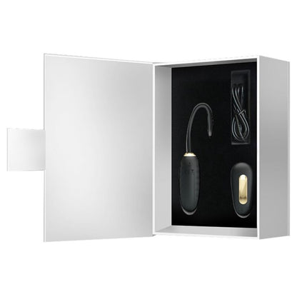 PRETTY LOVE - DOREEN LUXURY VIBRATING EGG RECHARGEABLE BLACK REMOTE CONTROL