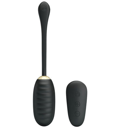 PRETTY LOVE - DOREEN LUXURY VIBRATING EGG RECHARGEABLE BLACK REMOTE CONTROL