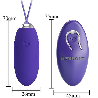 PRETTY LOVE - JENNY YOUTH VIBRATING EGG REMOTE CONTROL VIOLET