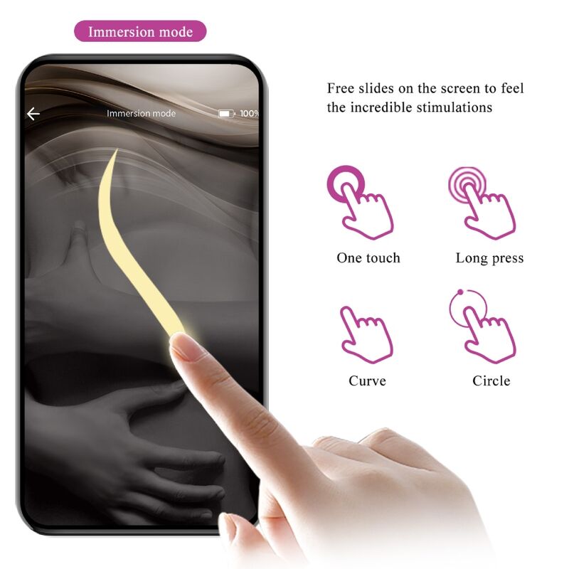 PRETTY LOVE - NYMPH APP-CONTROLLED VIBRATING EGG VIOLET