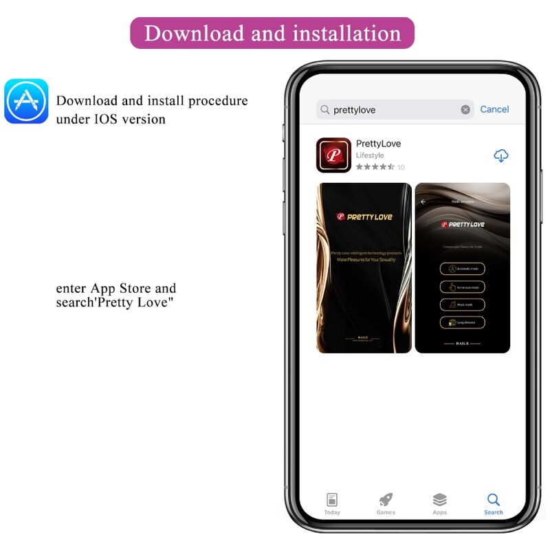 PRETTY LOVE - NYMPH APP-CONTROLLED VIBRATING EGG VIOLET
