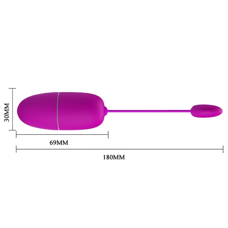 PRETTY LOVE - NYMPH APP-CONTROLLED VIBRATING EGG VIOLET