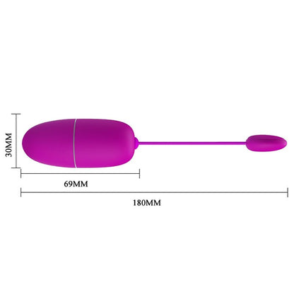 PRETTY LOVE - NYMPH APP-CONTROLLED VIBRATING EGG VIOLET