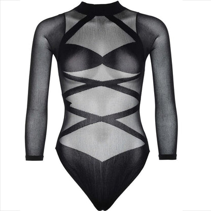 LEG AVENUE - 2-PIECE BODYSUIT + TIGHTS SET