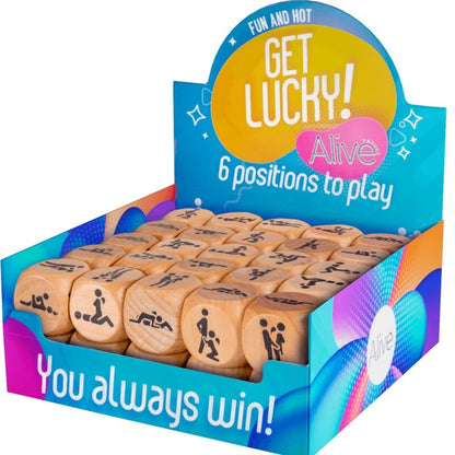 ALIVE - GET LUCKY 6-POSITION DICE BOX 50 UNITS