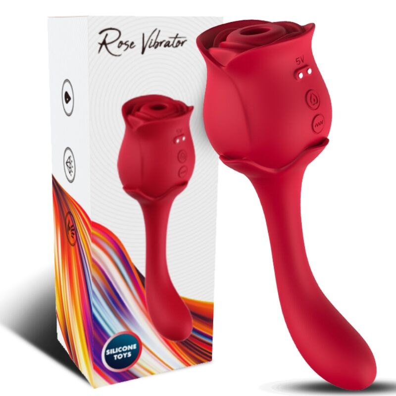 ARMONY - ROSELOVER CLITORIS SUCTION &amp; STIMULATOR RED