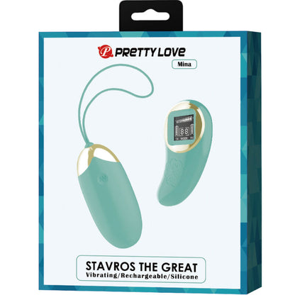 PRETTY LOVE - MINA GREEN REMOTE CONTROL VIBRATING EGG