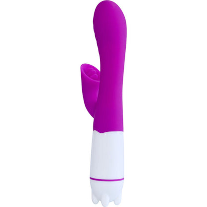 ARMONY - HAPPY VIBRATOR &amp; STIMULATOR WITH RECHARGEABLE TONGUE (VIOLET)