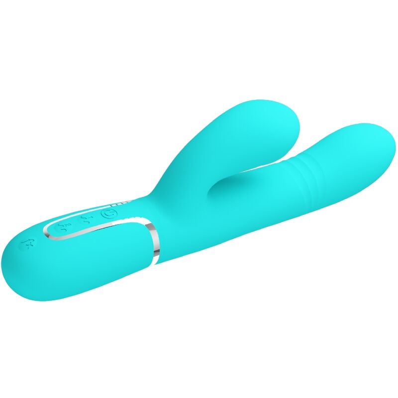 PRETTY LOVE - AQUA GREEN MULTIFUNCTION G-SPOT VIBRATOR