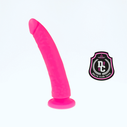 DELTA CLUB - PINK REALISTIC DILDO MEDICAL SILICONE 17 CM -O- 3 CM
