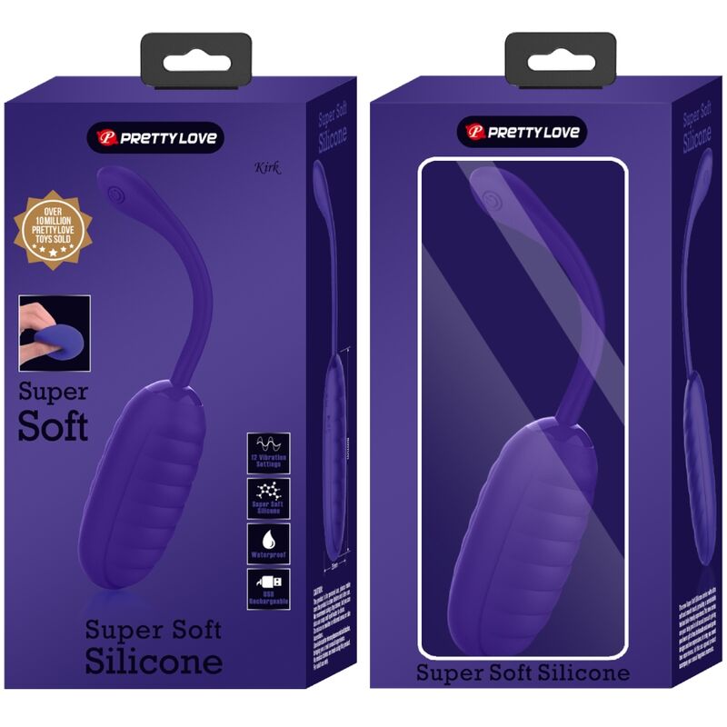 PRETTY LOVE - KIRK LILAC RECHARGEABLE VIBRATING EGG