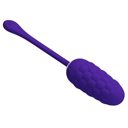 PRETTY LOVE - LILAC RECHARGEABLE MARINE TEXTURED VIBRATING EGG