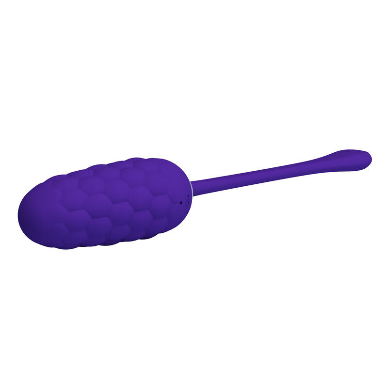 PRETTY LOVE - LILAC RECHARGEABLE MARINE TEXTURED VIBRATING EGG