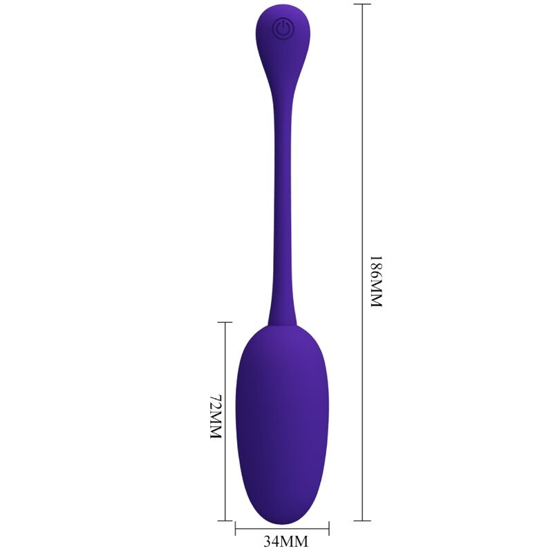 PRETTY LOVE - KNUCKER LILAC RECHARGEABLE VIBRATING EGG