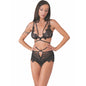 LIVCO CORSETTI FASHION - DREZNA LC 90733 BLACK BRA + PANTY