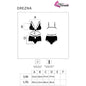 LIVCO CORSETTI FASHION - DREZNA LC 90733 BLACK BRA + PANTY