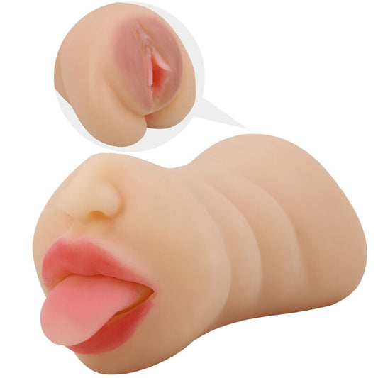 CRAZY BULL - SARAH DOUBLE ENTRY VAGINA-SHAPED MASTUBATOR