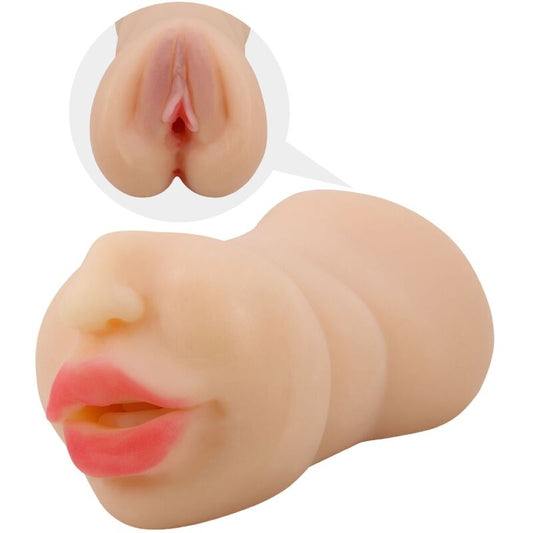 CRAZY BULL - ZOEY DOUBLE ENTRY VAGINA-SHAPED MASTUBATOR
