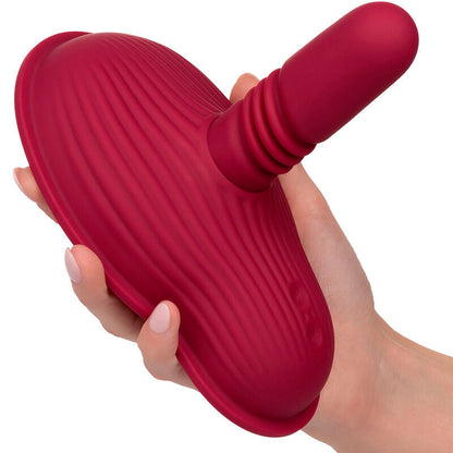 CALEXOTICS - RIDER DOUBLE MOTOR MASSAGER REMOTE CONTROL RED