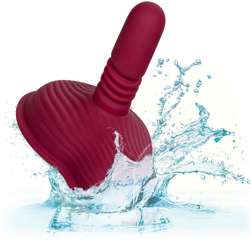 CALEXOTICS - RIDER DOUBLE MOTOR MASSAGER REMOTE CONTROL RED