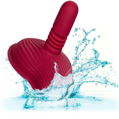 CALEXOTICS - RIDER DOUBLE MOTOR MASSAGER REMOTE CONTROL RED