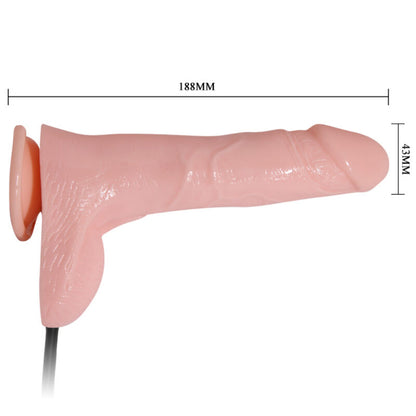 DANCE - REALISTIC INFLATABLE DILDO WITH SUCTION CUP 15 CM