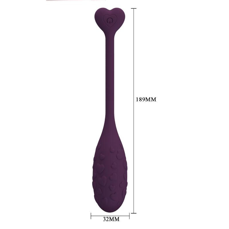PRETTY LOVE - FISHERMAN APP-CONTROLLED LILAC VIBRATING EGG