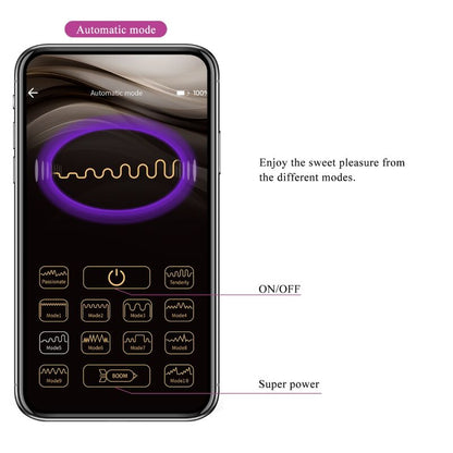 PRETTY LOVE - FISHERMAN APP-CONTROLLED LILAC VIBRATING EGG