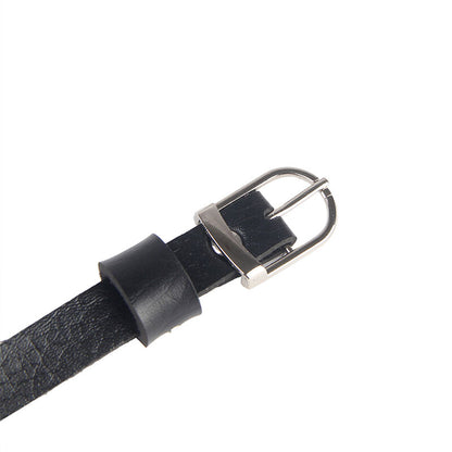 SUBBLIME - CHAIN ​​CHEST HARNESS BLACK LEATHER ONE SIZE