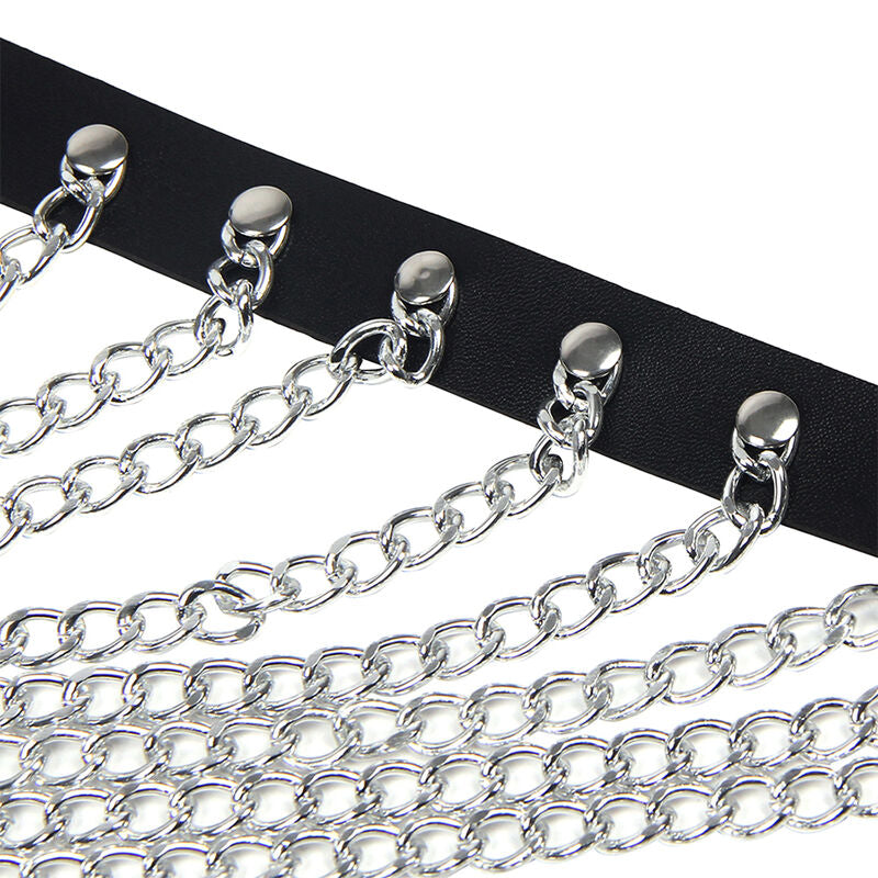 SUBBLIME - CHEST HARNESS LARGE RING CHAINS ONE SIZE