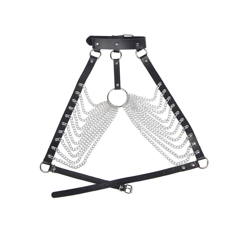 SUBBLIME - CHEST HARNESS LARGE RING CHAINS ONE SIZE