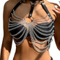 SUBBLIME - CHEST HARNESS LARGE RING CHAINS ONE SIZE