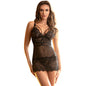 SUBBLIME - BLACK LACE BABYDOLL WITH ADJUSTABLE STRAPS S/M
