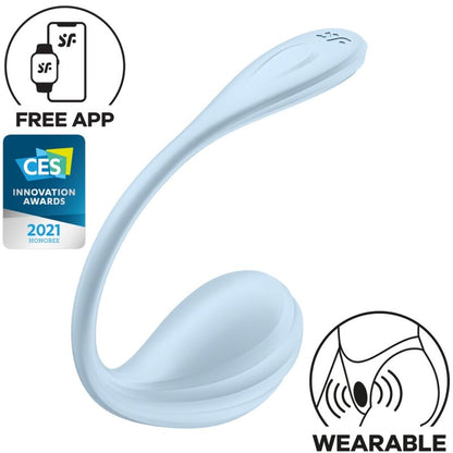 SATISFYER - SMOOTH PETAL G-SPOT STIMULATOR CELESTE FREE APP