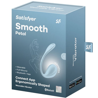 SATISFYER - SMOOTH PETAL G-SPOT STIMULATOR CELESTE FREE APP
