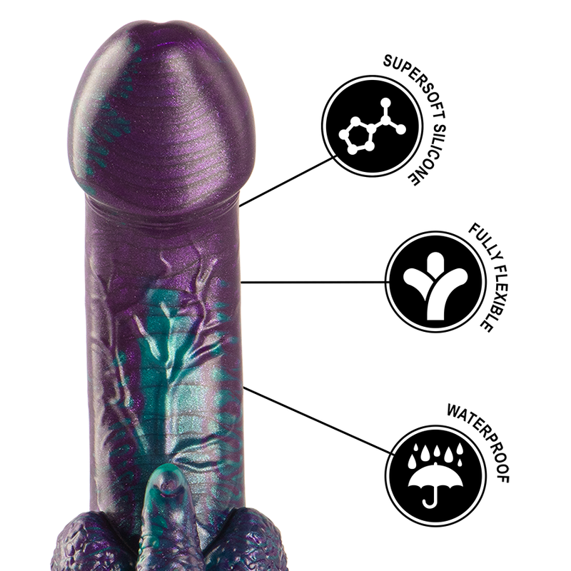 EPIC - BASILISK DOUBLE SCALY PLEASURE DILDO SMALL SIZE