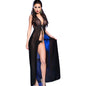 CHILIROSE - CR 3275 LONG BABYDOLL &amp; RED THONG S/M
