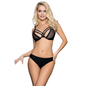SUBBLIME - TWO-PIECE SHEER AND STRAPS BRA SET S/M